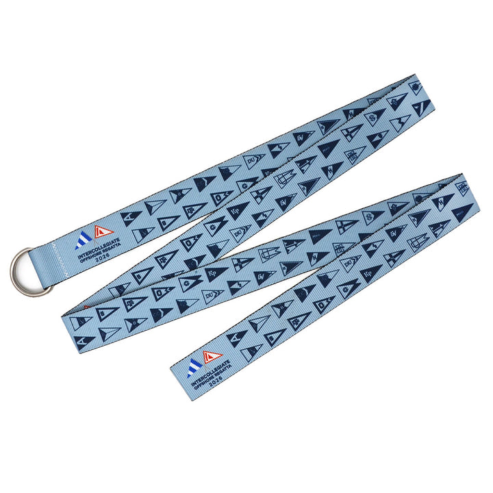 Exclusive Intercollegiate Offshore Regatta Belt. Custom webbing belts.