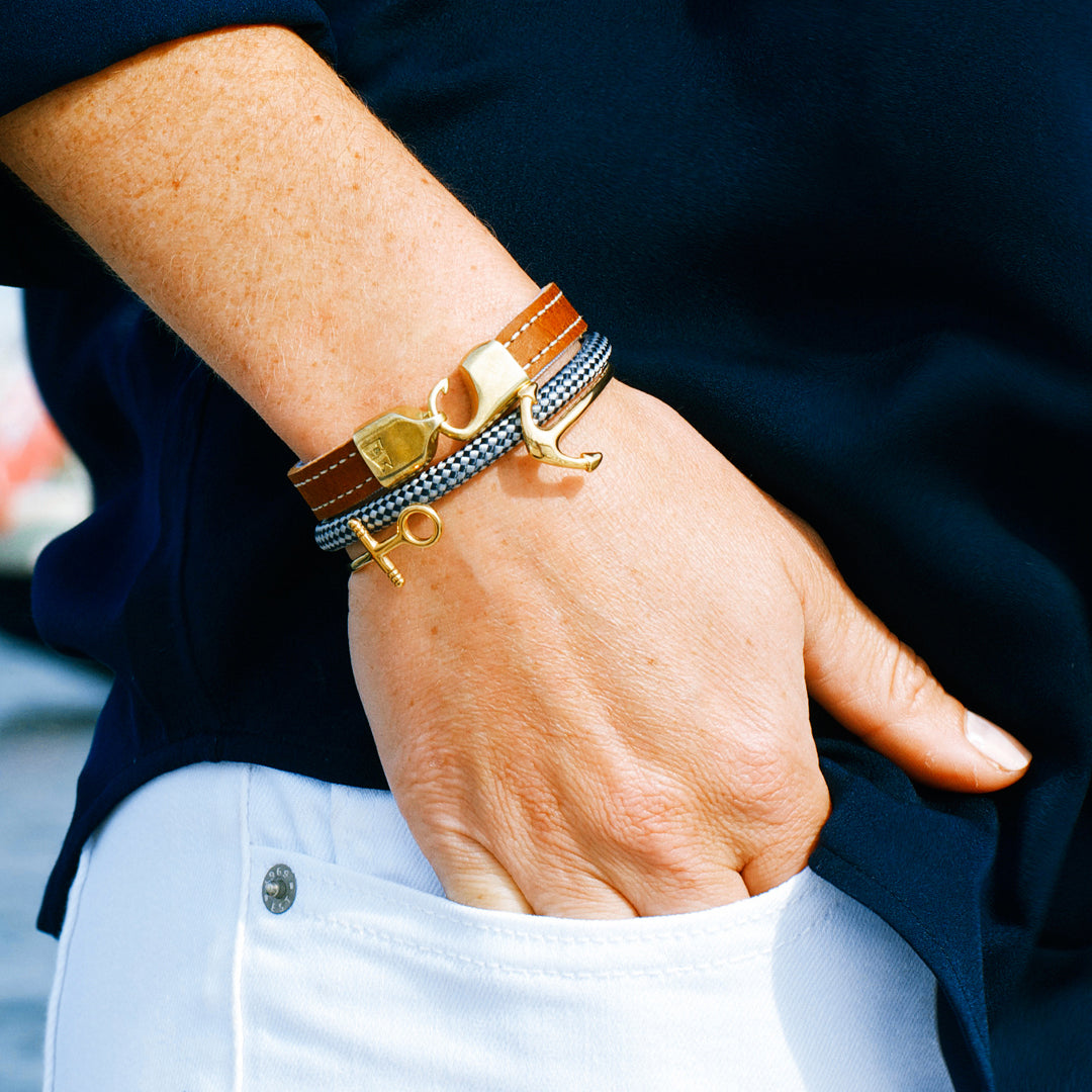 Limited Edition Watch Hill Anchor Bangle: Gold
