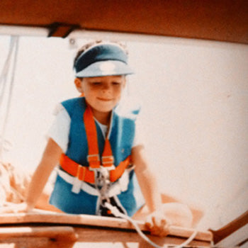 Sailing aboard the family Pearson 36 Orion, the early inspiration for Lemon and Line’s seaworthy and timeless nautical essentials.