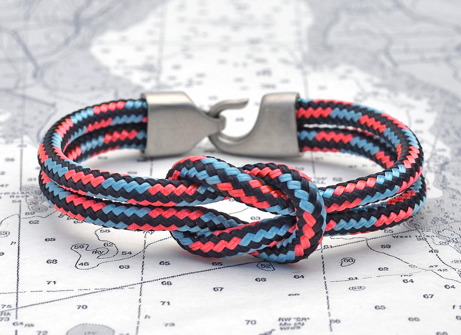 Nantucket Knotworks Rope Bracelet - Red